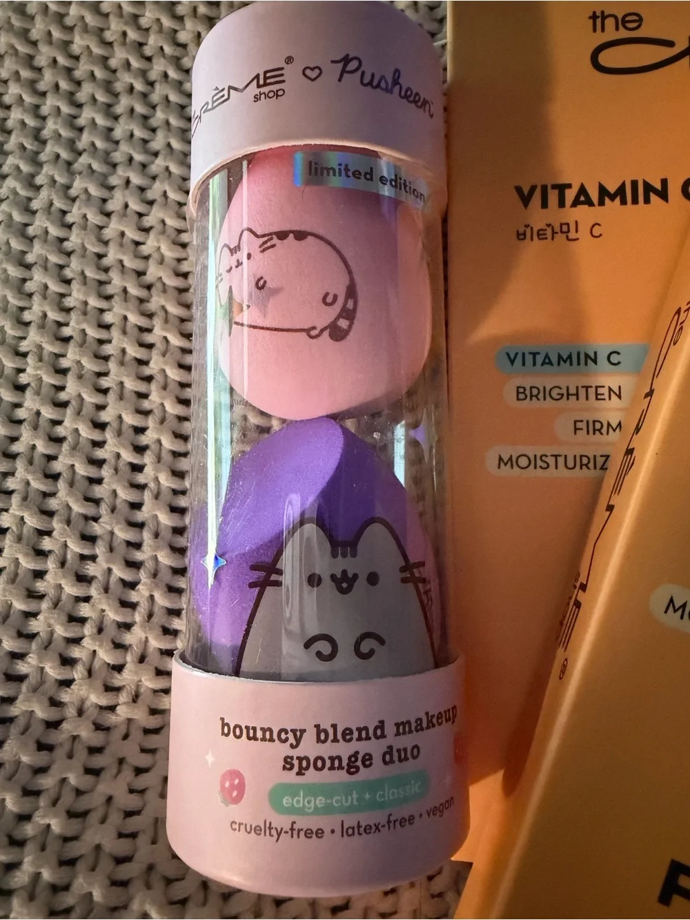 Vitamin C & Hyaluronic Acid Fusion Sheet Mask - Orange/Blue